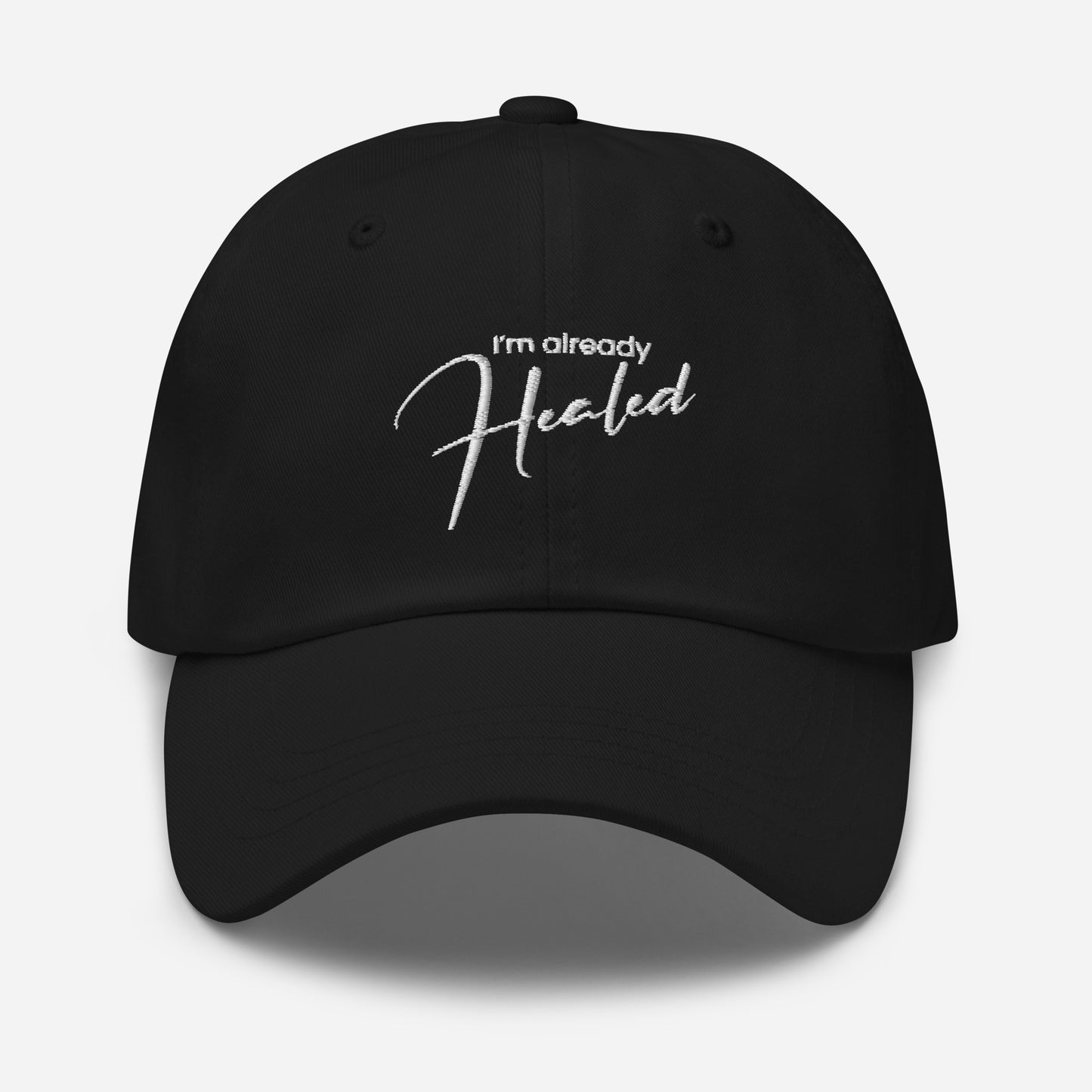 I’m Already Healed Hat (blk)