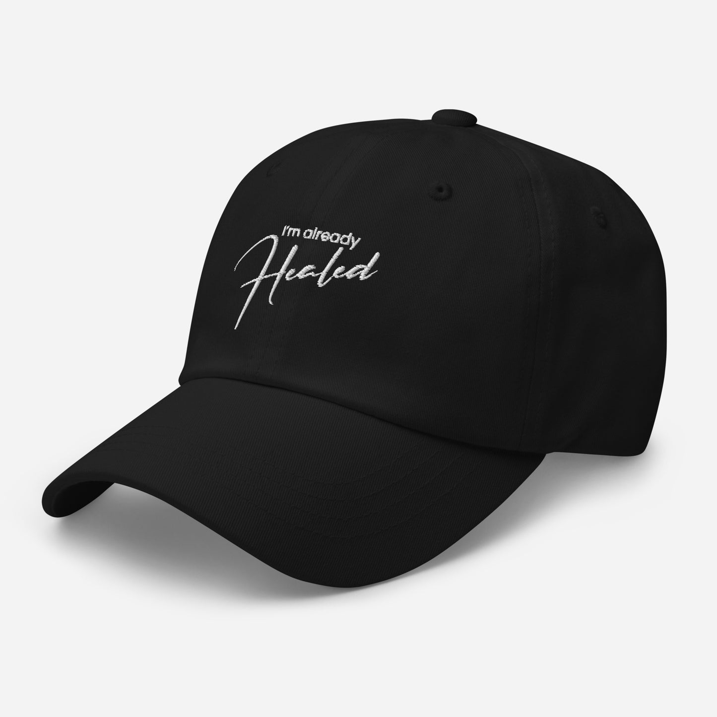 I’m Already Healed Hat (blk)