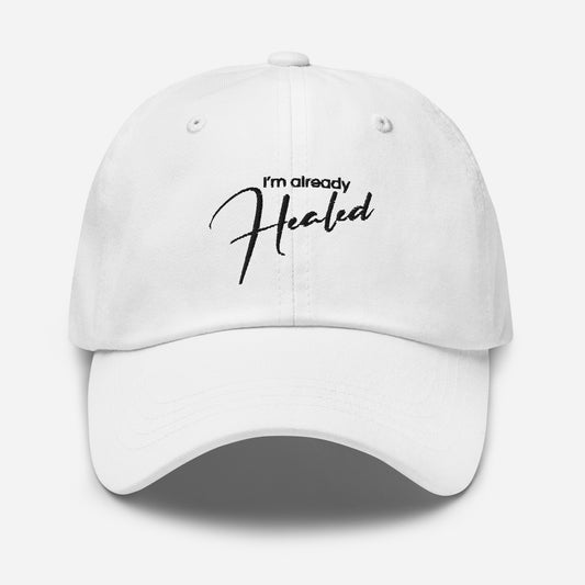 I’m Already Healed Hat (wht)