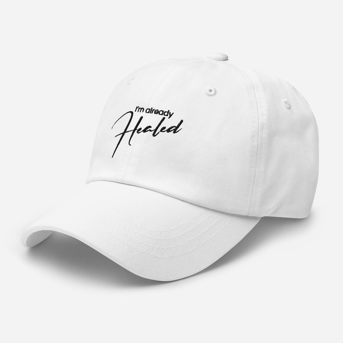 I’m Already Healed Hat (wht)